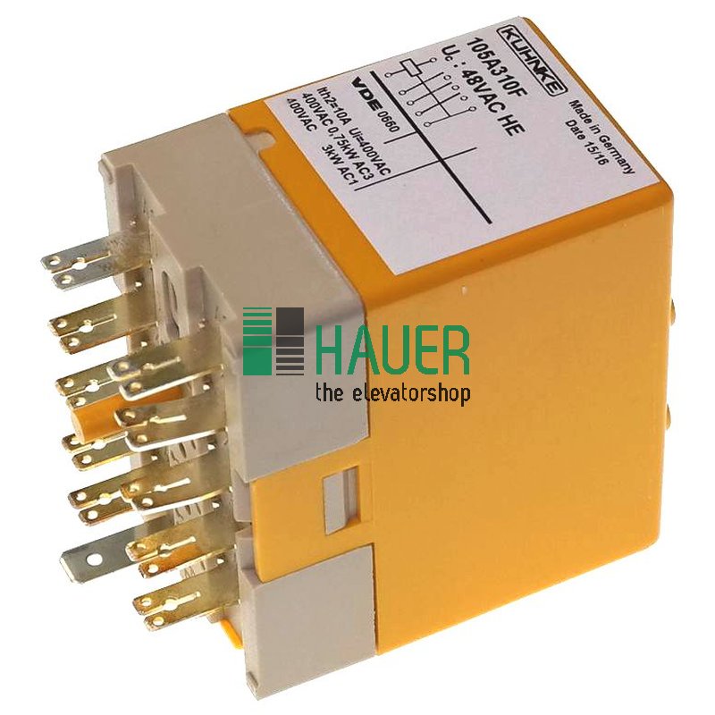 Contactor de rele Kuhnke 105A310F, 48V AC, HE-RS9541