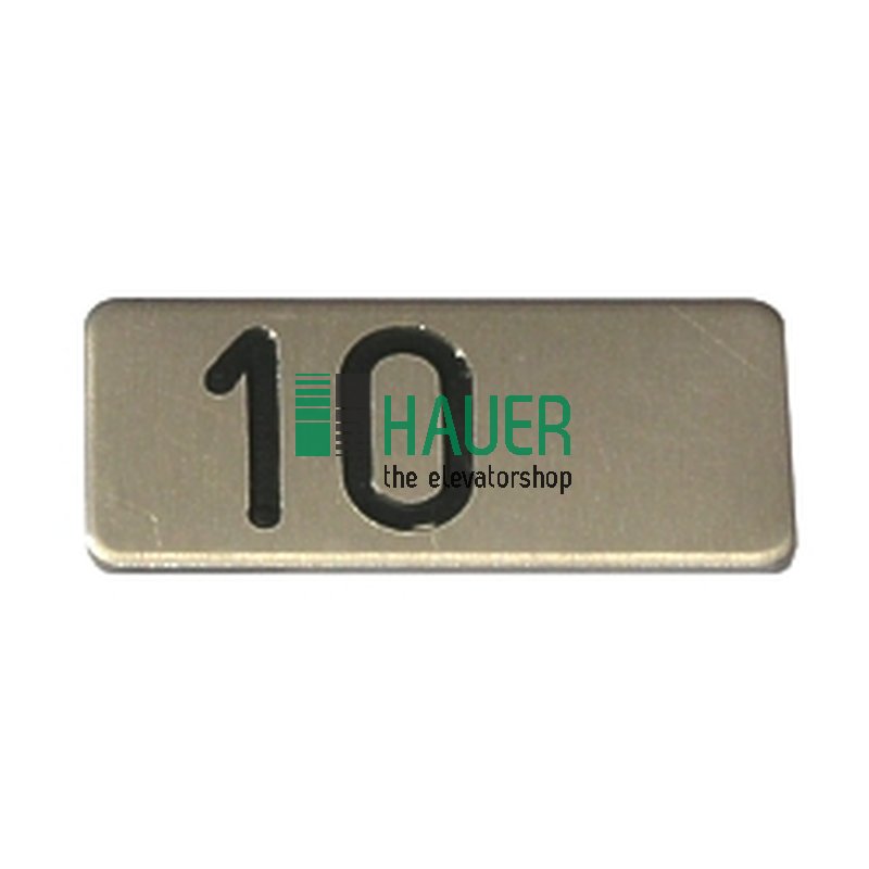 Bouton COP300, acier, insert 10