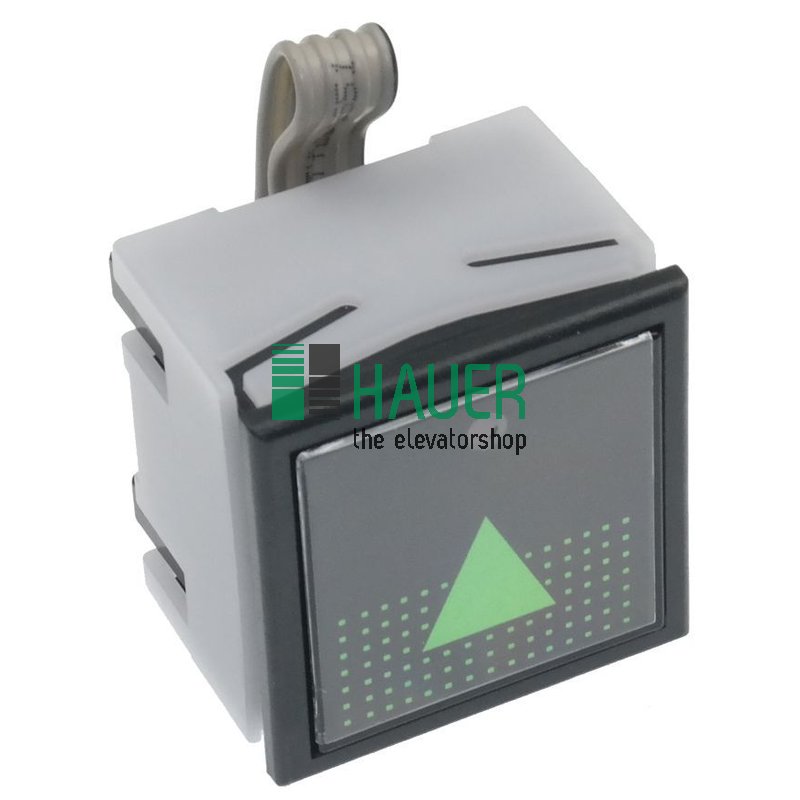 Push button Step Basic, arrow up, middle, with dots