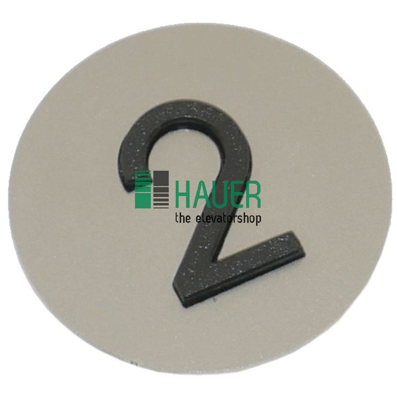 D29, Tastplatte 32mm rund, Taktil 15mm, schwarz, 2