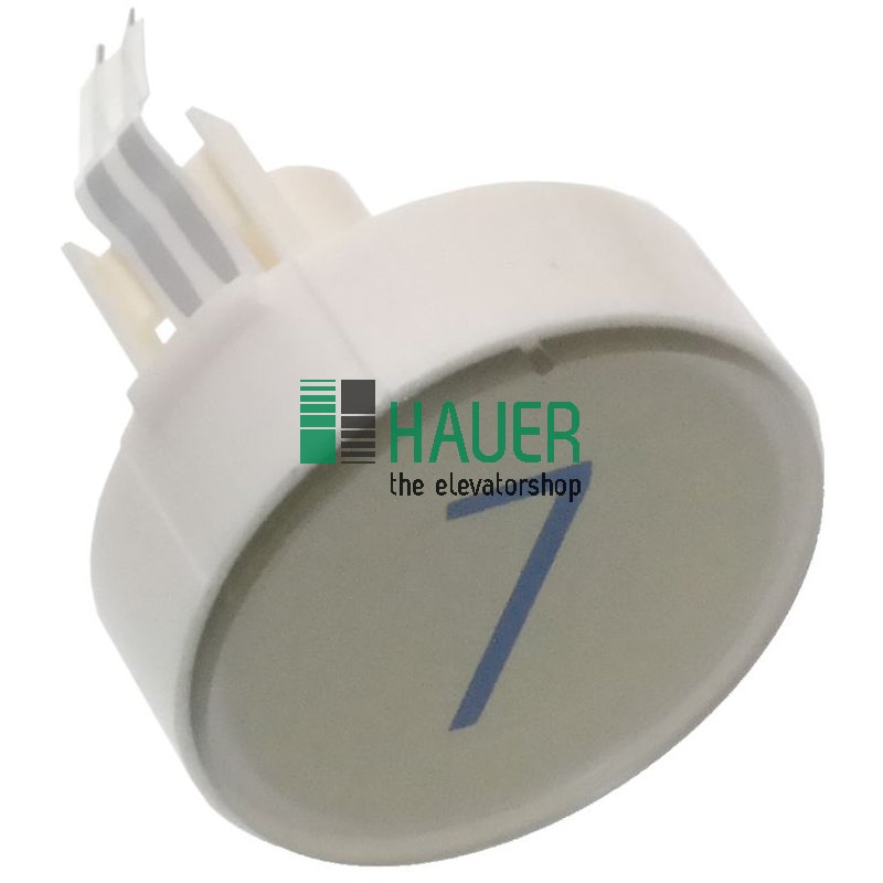 Bouton D2, vert, 7