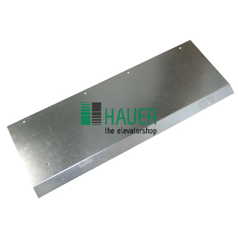 Garde-pieds pour porte palière coulissante, co= 800mm, 850x308x1mm