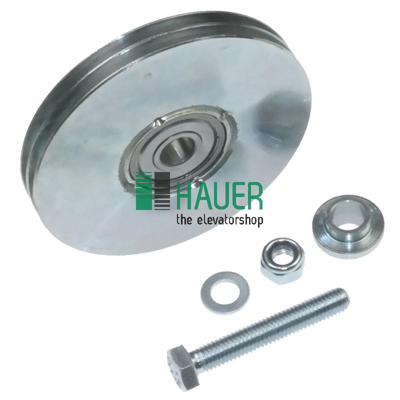 Door roller D85 for rope