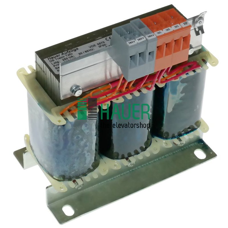 Trafo 3Ph 253VA Pr 3x380V Sek 3x105V
