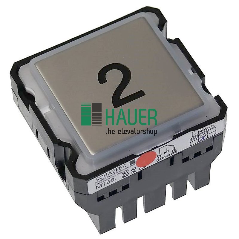 MT56 LR, TS1, 1 chang., 30V rojo, placa V2A mate, engr. 2