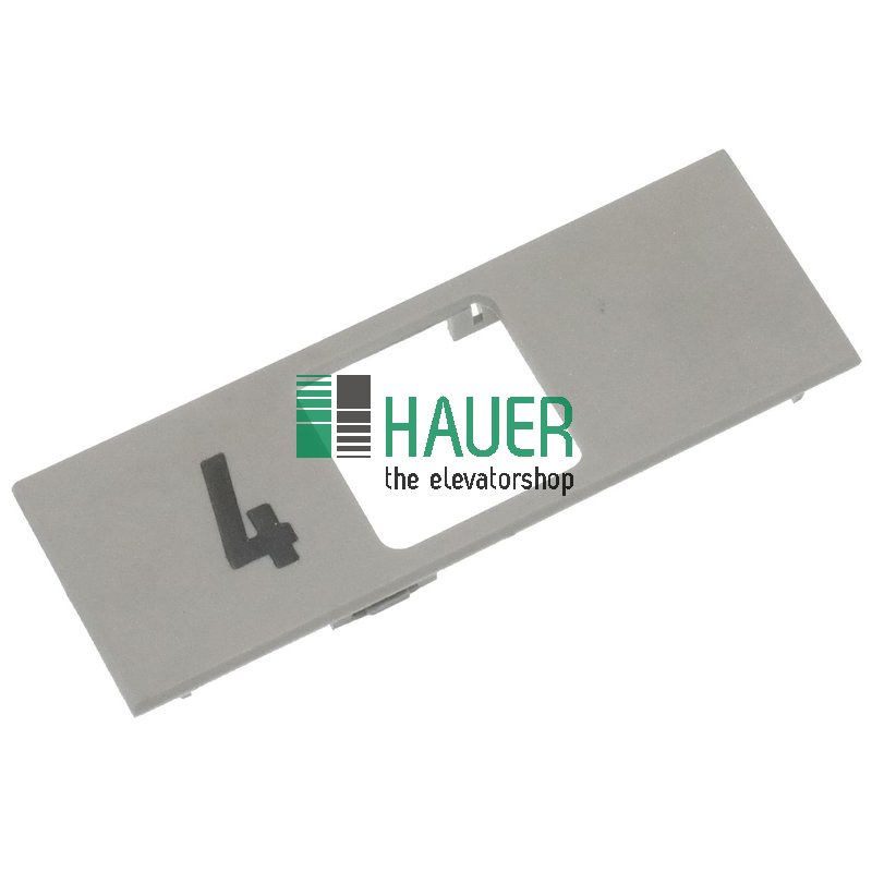 Bouton, recouvrement, gris, 4