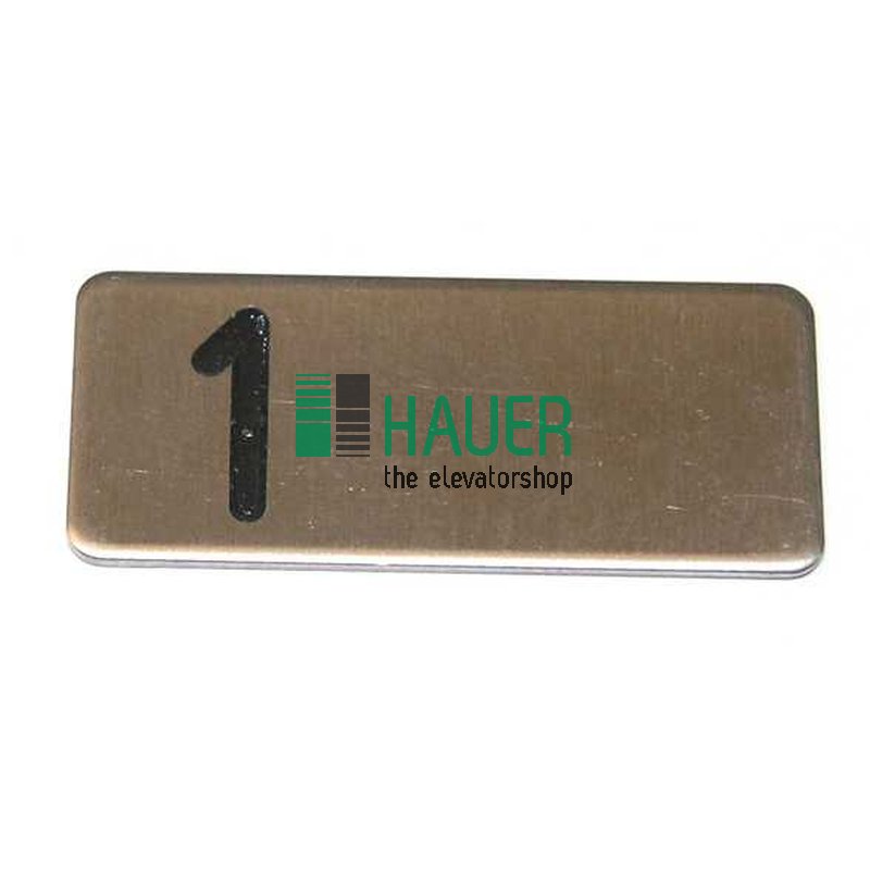 Bouton COP300, acier, insert 1