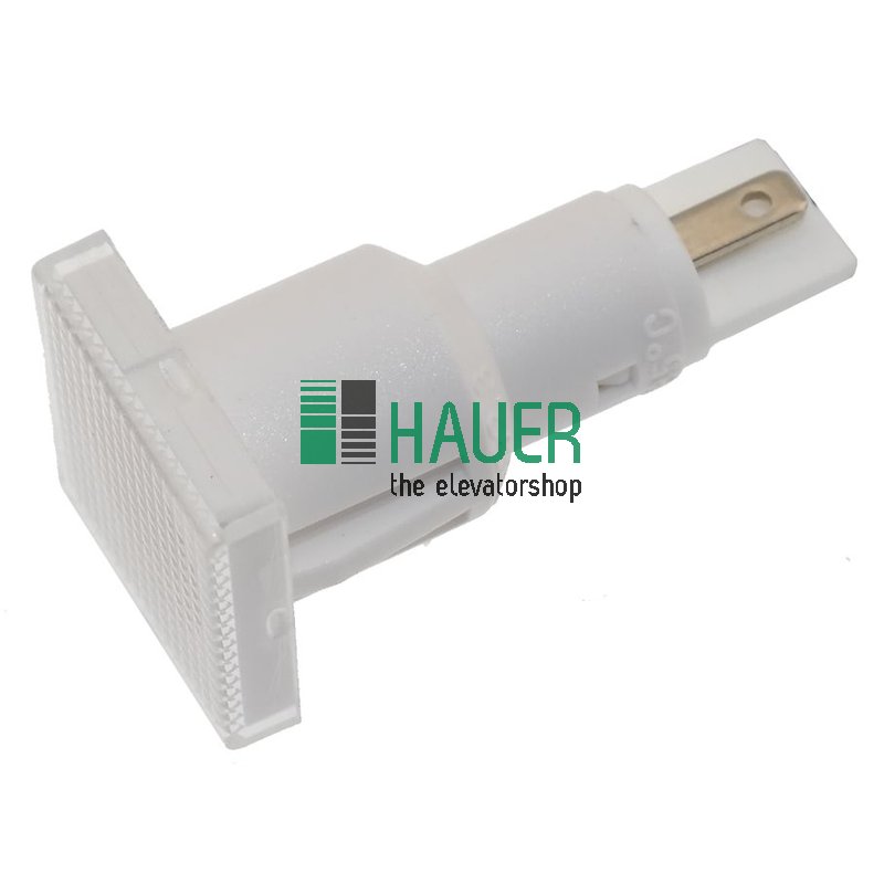 Lámpara de señalización, incolora, 24V, 1,2W, diámetro de perforación 14mm