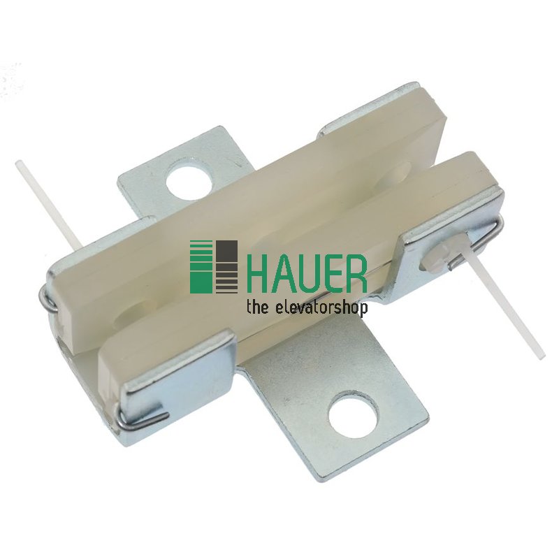 Patin de guidage avec insert pour rail 5mm