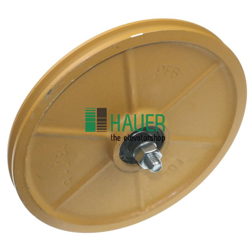 PFB, Galet avec axe de 60mm pour poids de tension LK200