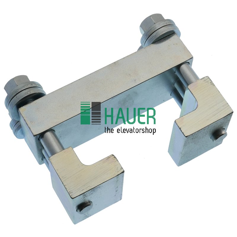 Seilklemme Kranzbr. 90 mm,  4 Stegen für Rillenabst. 18mm