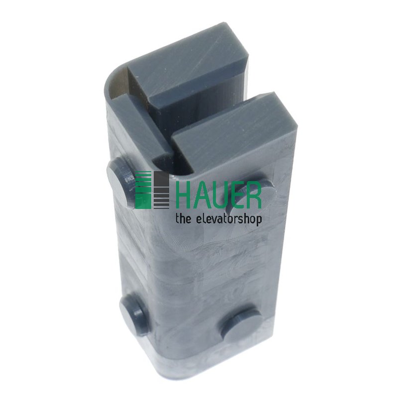 Guide insert EKS 5 PE, for HSMS holding shoe, rail 5mm