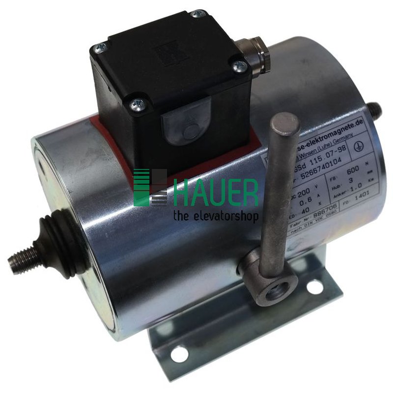 Bremsmagnet GSD 115.07-98, 200V DC, 40%ED Spitzenhöhe 75mm / nicht mehr hergest.