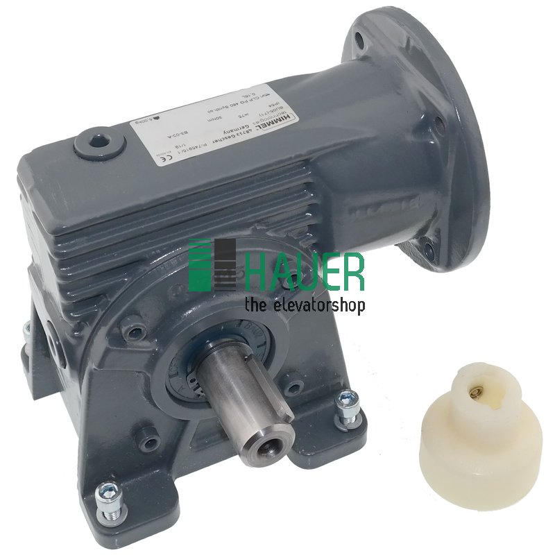Flender/Himmel, Getriebe SU05 mit Rutschkuppl. ohne Motor, links B3-00-A