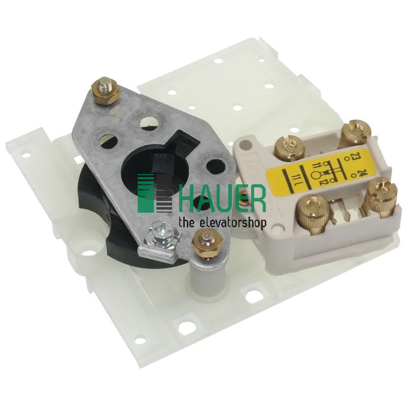 Base for key switch 1NO/1NC without lock, 2 positions removable