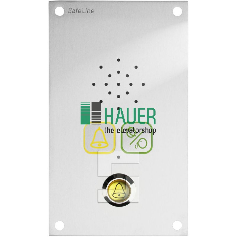 Safe Line, MX3, mit Piktogrammen und Taster, 10-30 VDC, Einbaumontage
