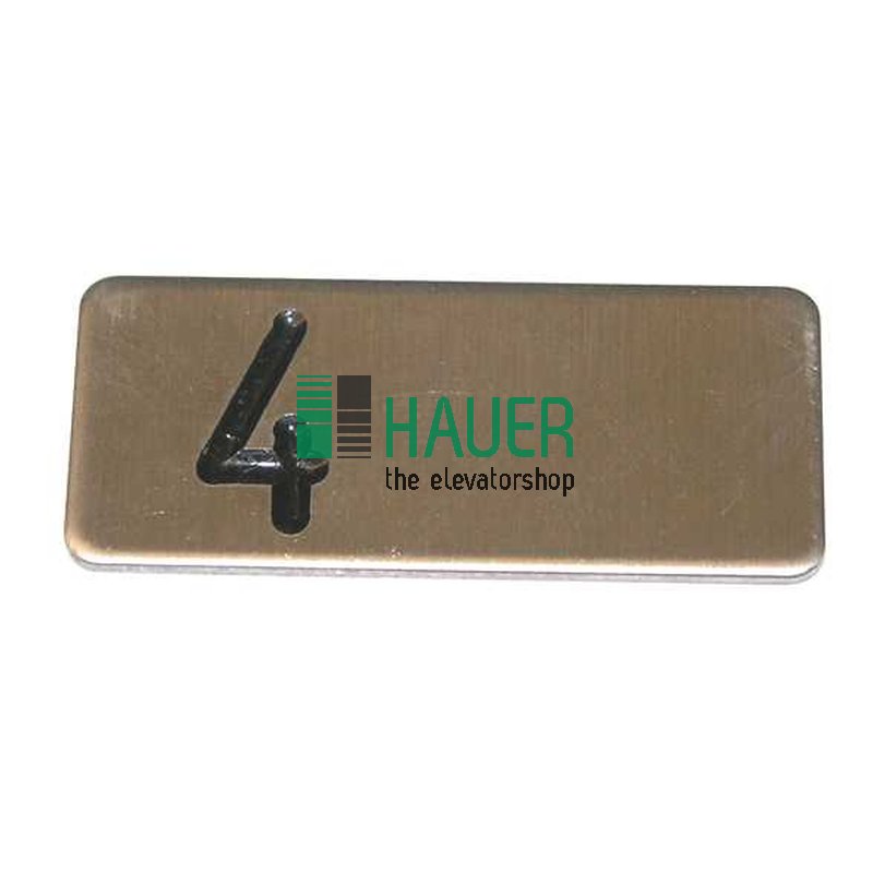 Bouton COP300, acier, insert 4