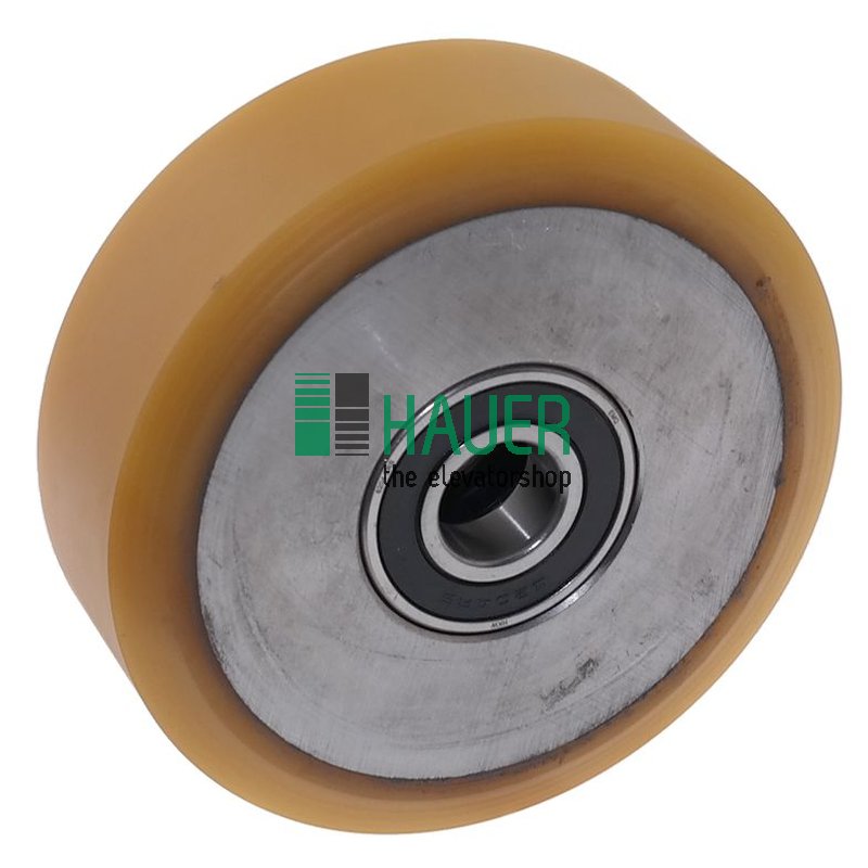 Laufrolle D123/*20*40, konischer Laufbelag 32, 2 Lager
