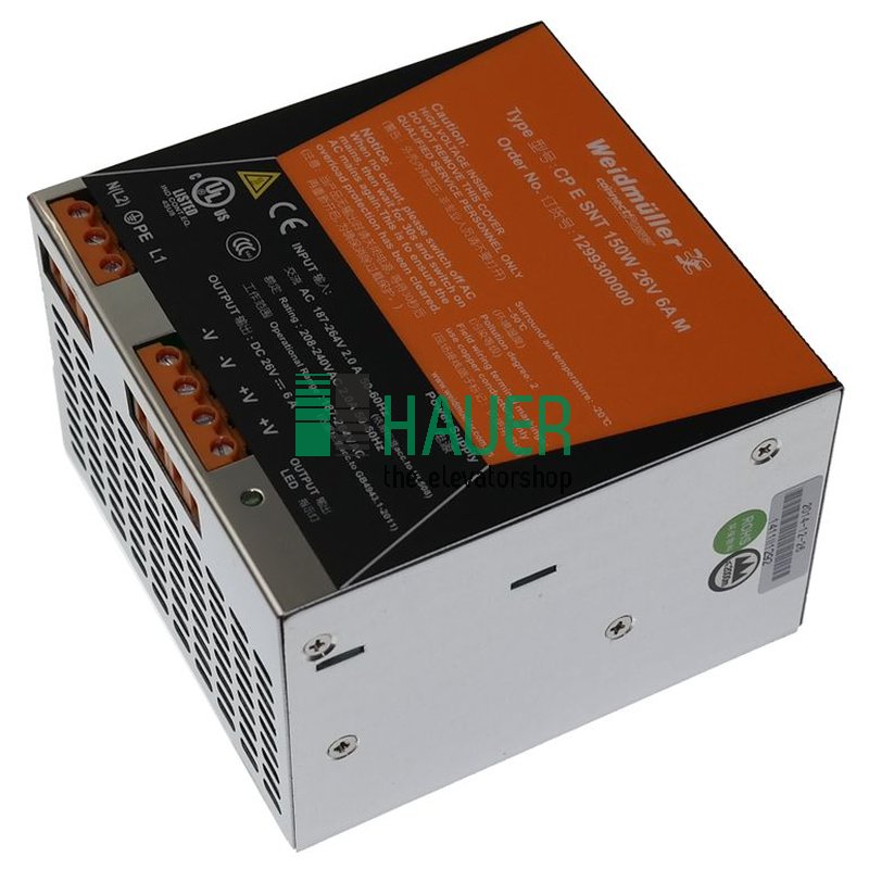 Netzgerät Typ A 230VAC 26VDC 6A, HF150W-SDR-26A