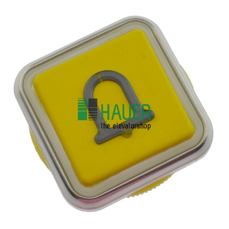 Base de bouton poussoir DA pour Haushahn, sans circuit imprimé, alarme