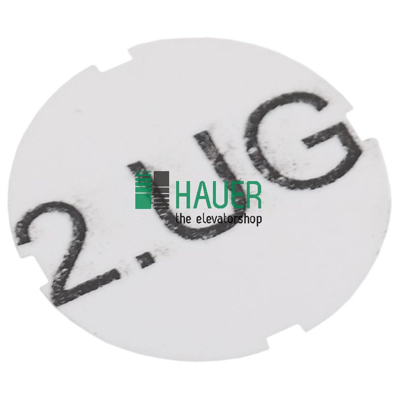 Bunse, Einlage zu Ruftaster rund, 2.UG