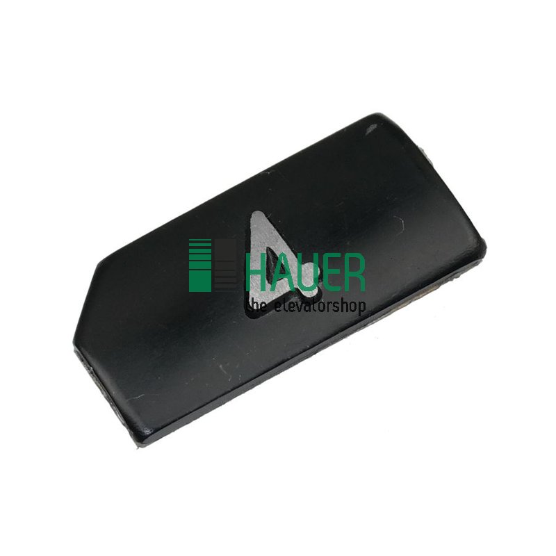 Bouton poussoir M10 AL noir tactile, 4