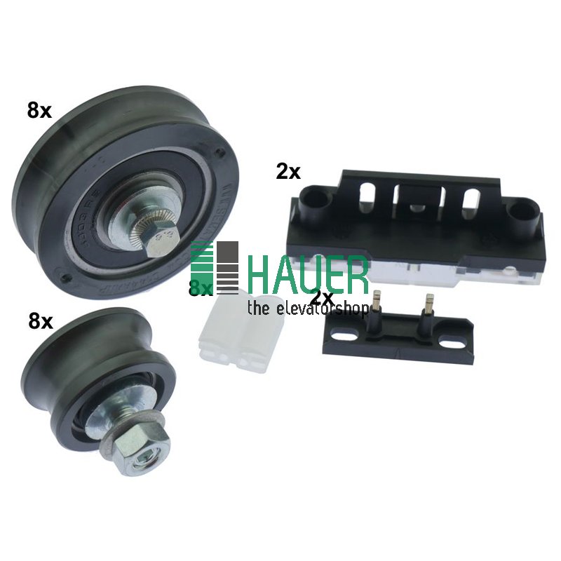 Wartungspaket groß, Sematic 2000, Kabinentür, für 4-flg. zentral öffnende Tür