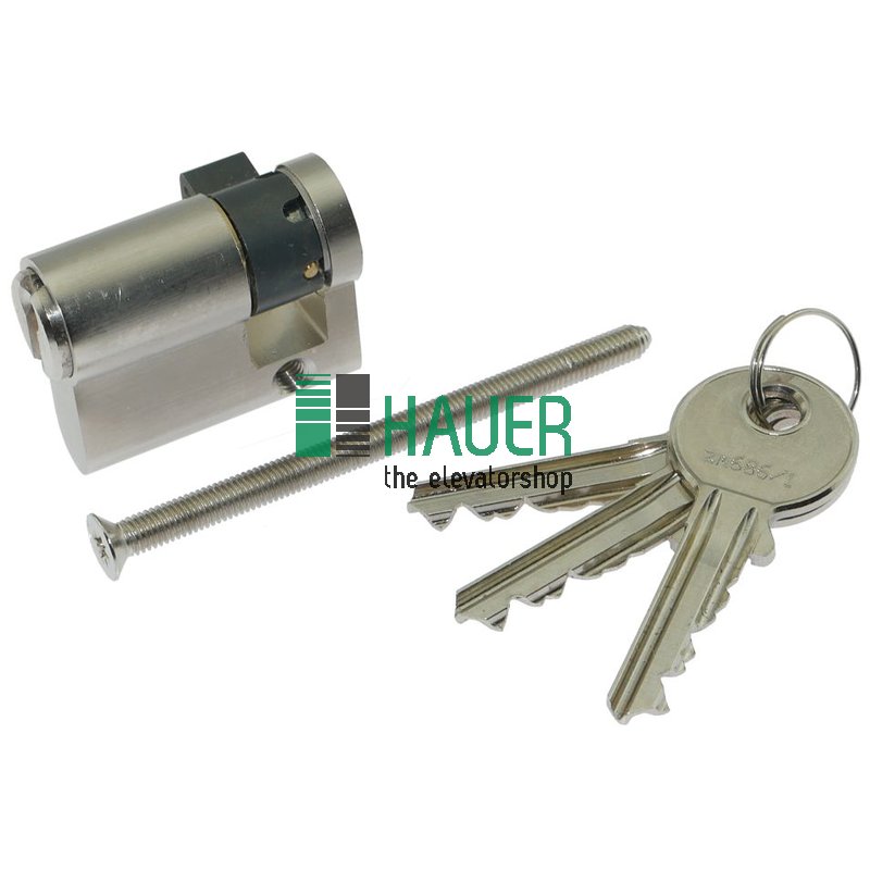 Cylindre with 2 keys