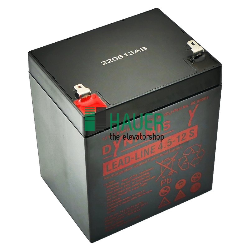 Batterie 12V, 4AH, L=90, B=70, H=108 LEAD