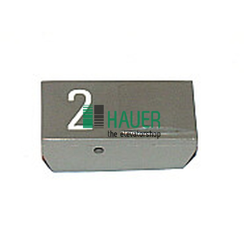 Bouton poussoir, insertion S-gris, sans lentille, 2