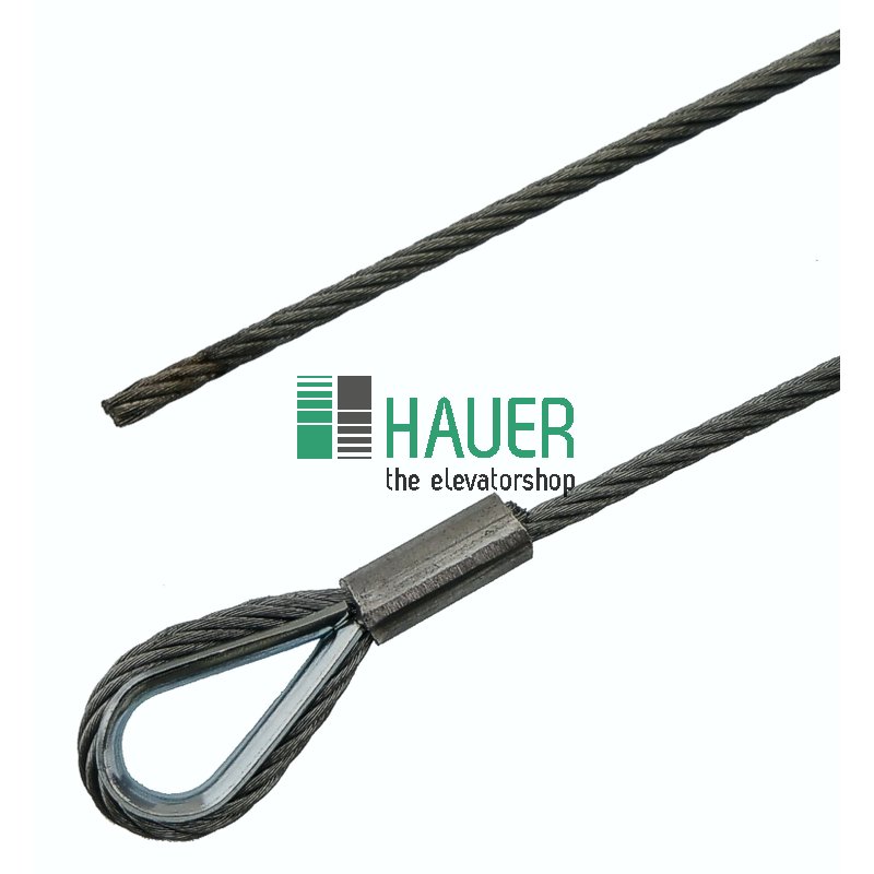 Cable de contrapeso de cierre L=4135 mm para TTS 18 TB=2450 - 3000 mm
