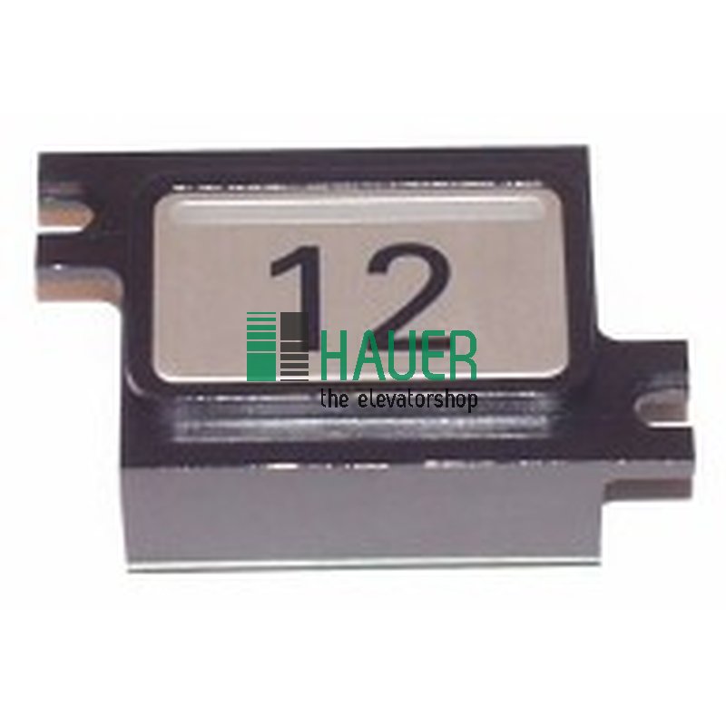 Botonera M, boton c. placa circ. MBQ1 c. confirm.llamada 12