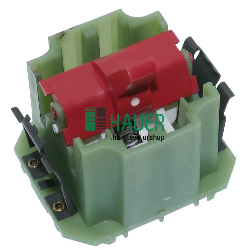 Kippschalterelement R1K, 1NC+1NO, Kipphebel rot