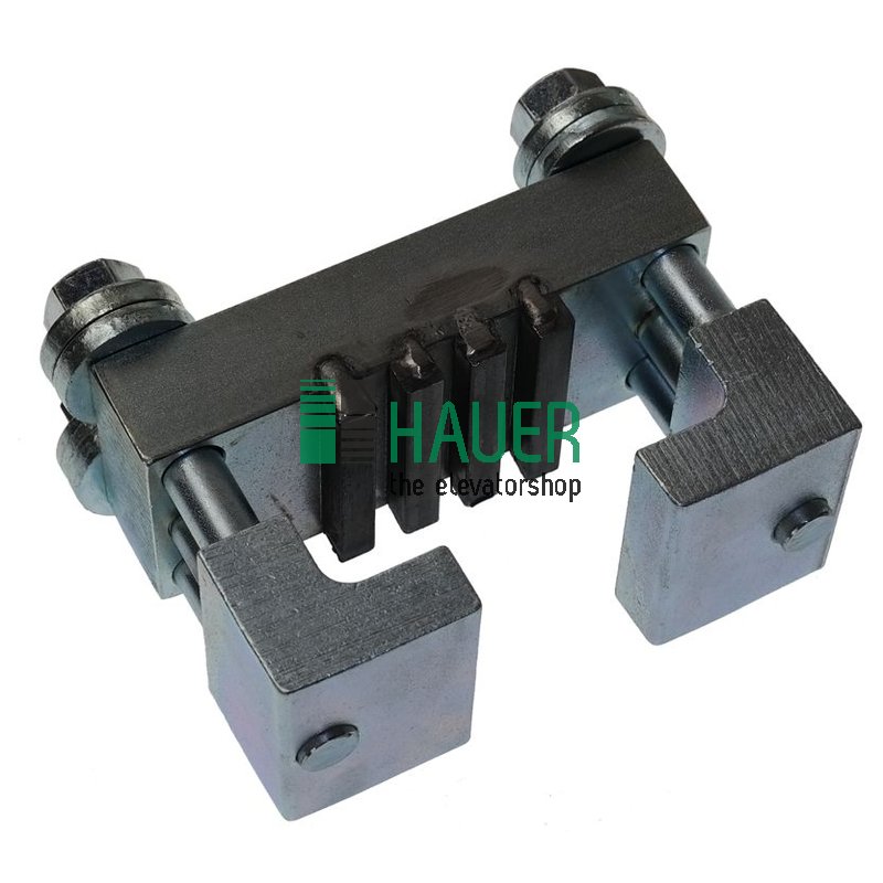 Seilklemme Standard, Kranzbr. 90 mm,  4 Stegen für Rillenabst. 14mm