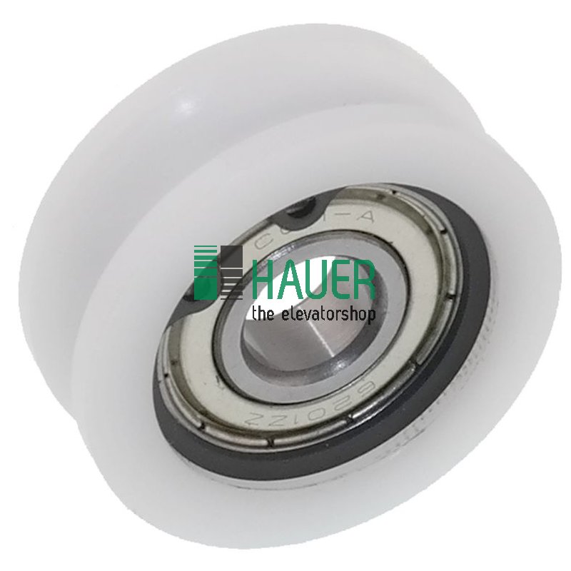 Door roller D44/38/12*16, round groove 10