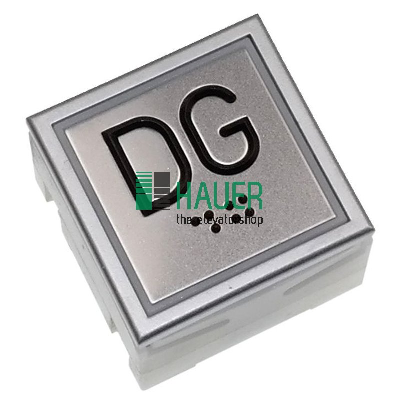 Push button Step Classic, Illumination red, Sign braille / tactile DG