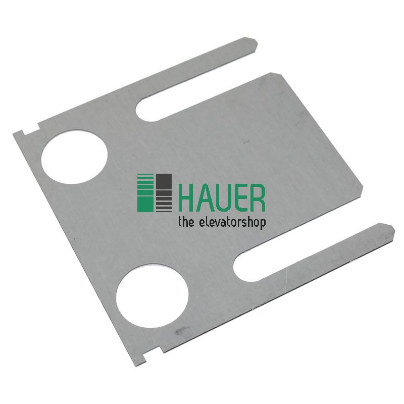 Futterblech für Halteschuh HSMS, 105x100x1mm, Stahl, verzinkt