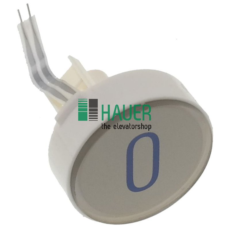 Bouton D2, vert, 0