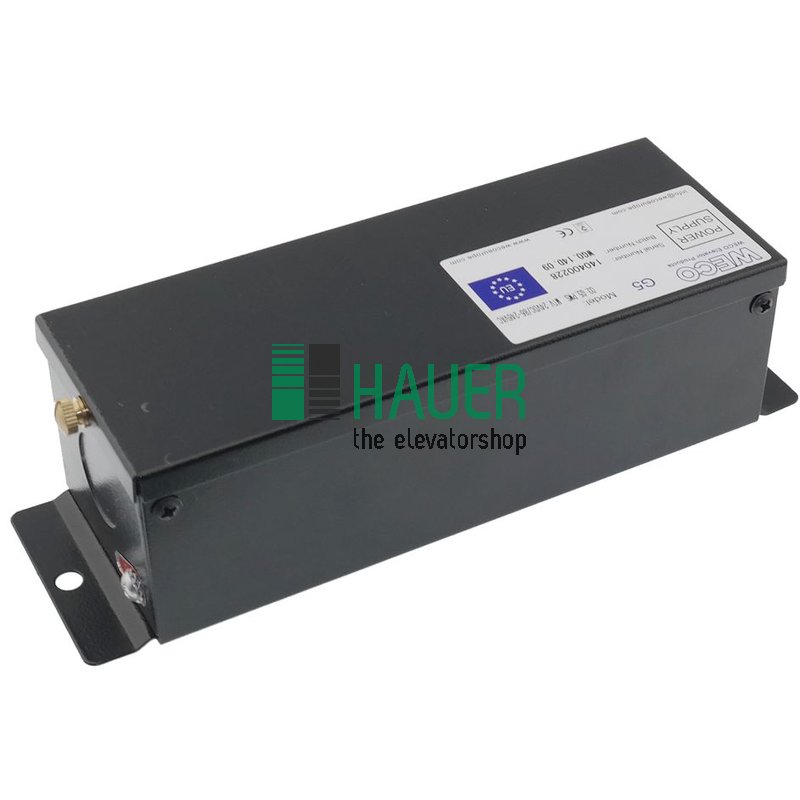 Fuente de alimentación Weco G5, multivoltaje, 24VDC-230VAC