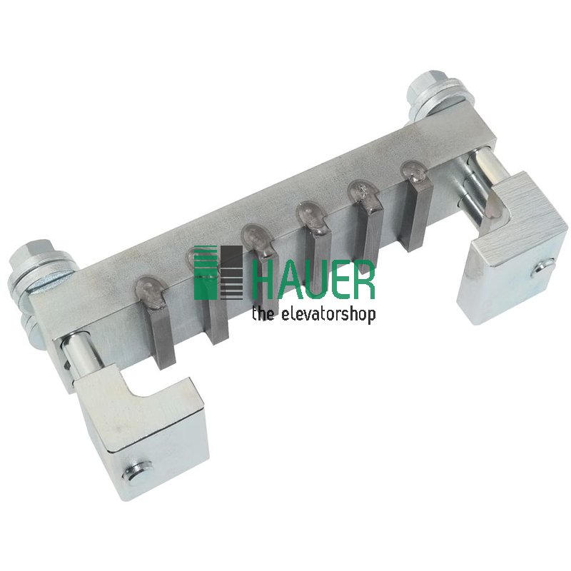 Seilklemme Standard, Kranzbr. 170 mm,  6 Stege für Rillenabst. 25mm