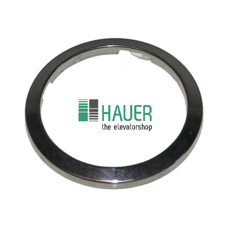 Abdeckring für Monospace Taster, Silber poliert