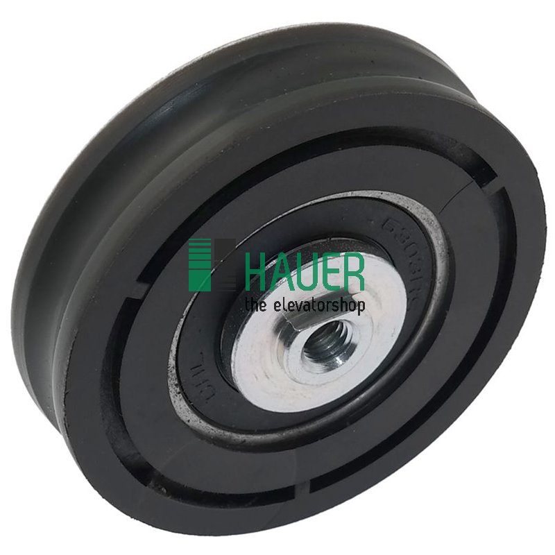 Door roller D76/70*14.5, round groove, M8
