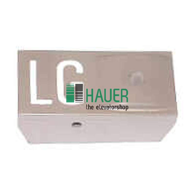 Push button, insert S-grey, with lense, LG