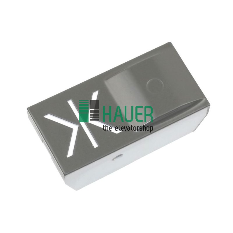 Bouton poussoir, insertion S-gris, sans lentille, ferm. porte