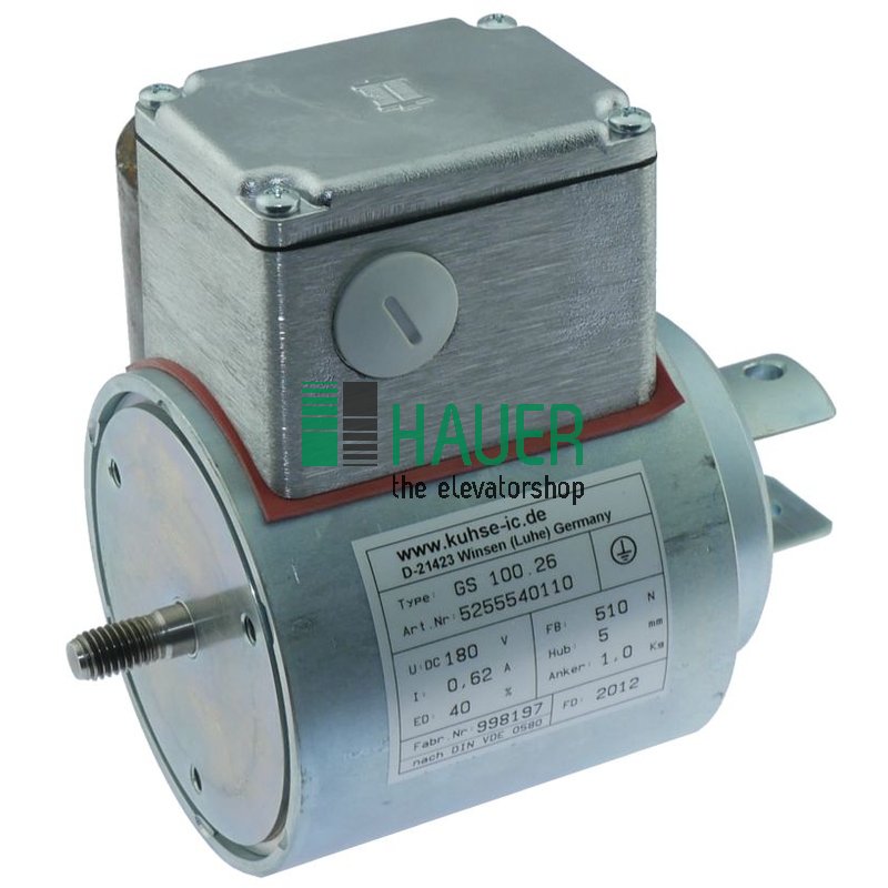Kuhse, brake magnet GS100.26, 180V DC, 40%ED, lifting height 5mm, IP42