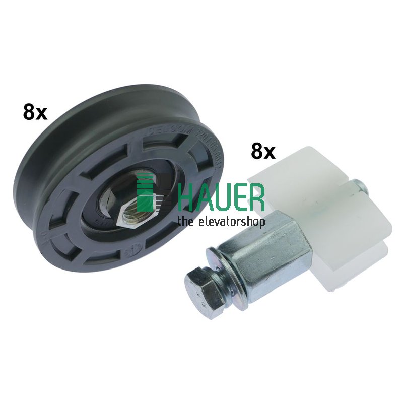 Wartungspaket klein, Hydra Plus, Schachttür, für 4-flg. zentral öffnende Tür