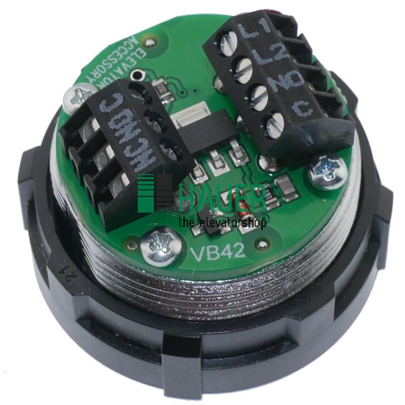 VB42, XI, Geh. Cr-pol., 12-30V rot, Tastpl. V2A matt, gepr., 0