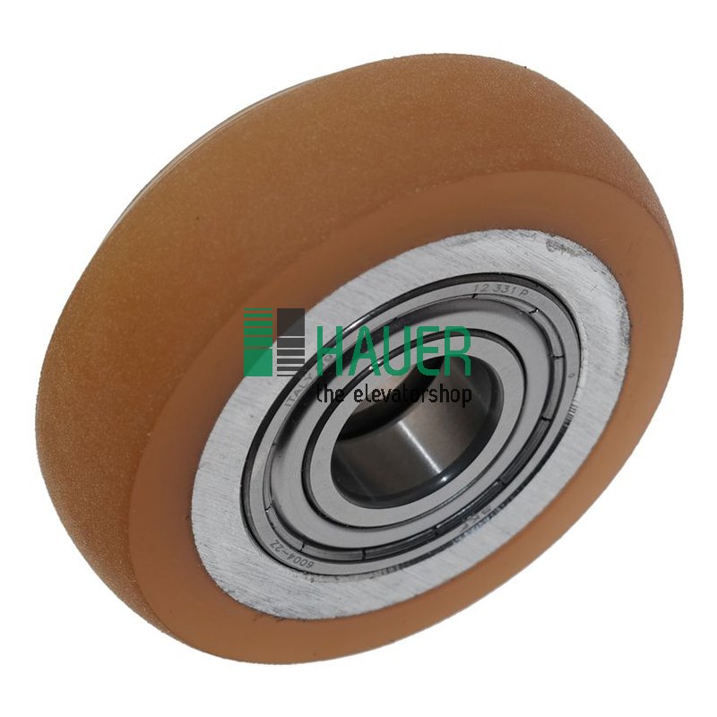 Guide roller 72/20x36mm alu core 2 bearings mantle R25 one side beveled