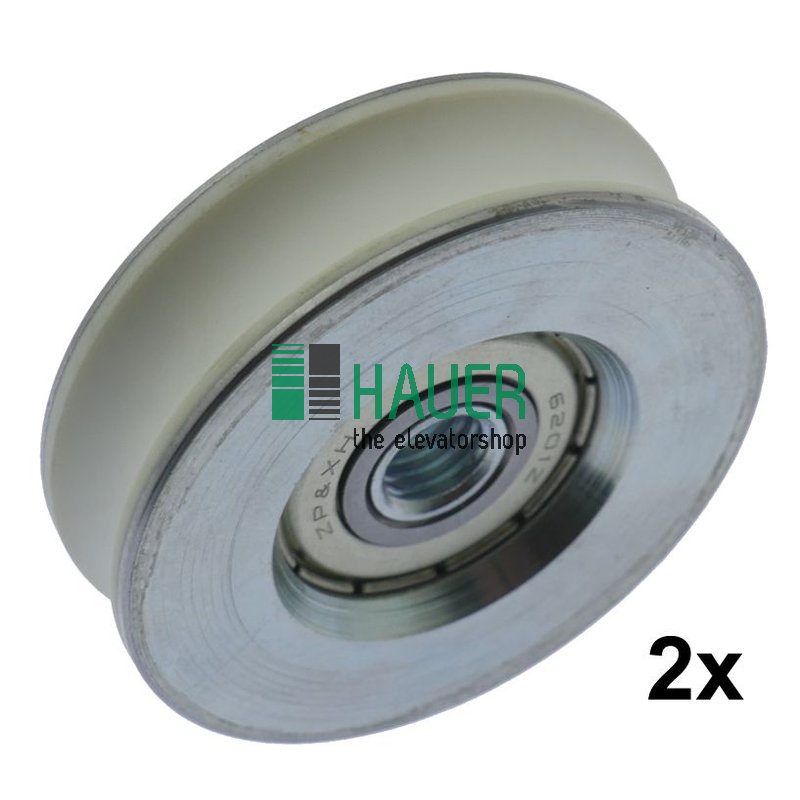 Obere Türrolle Türaufhängung, für HYDRA/AUGUSTA EVO, geräuscharm, Set=2
