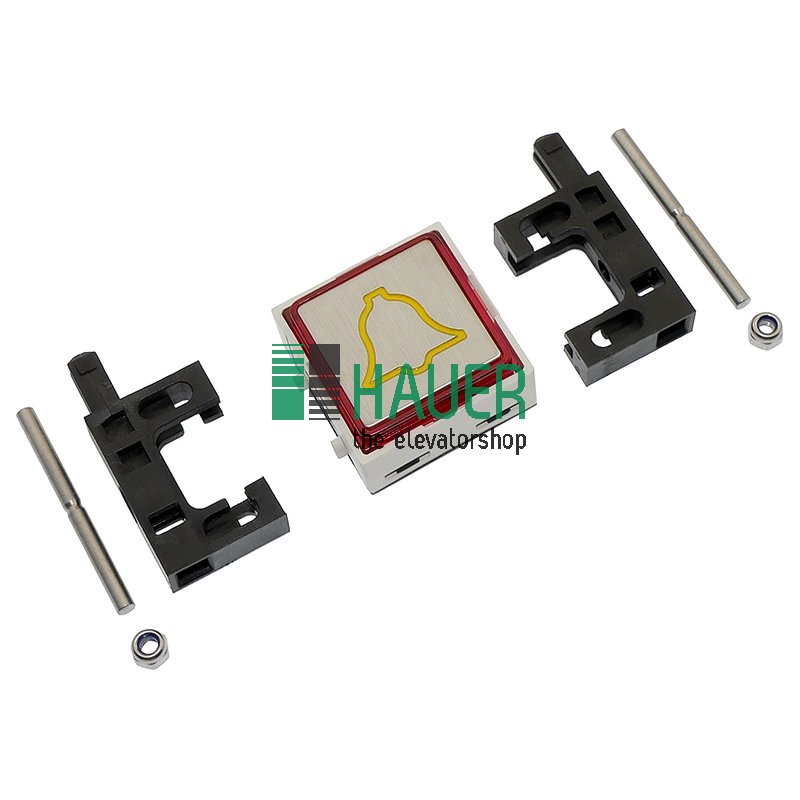 Bouton poussoir mini, 12V, NO/NC, alarme